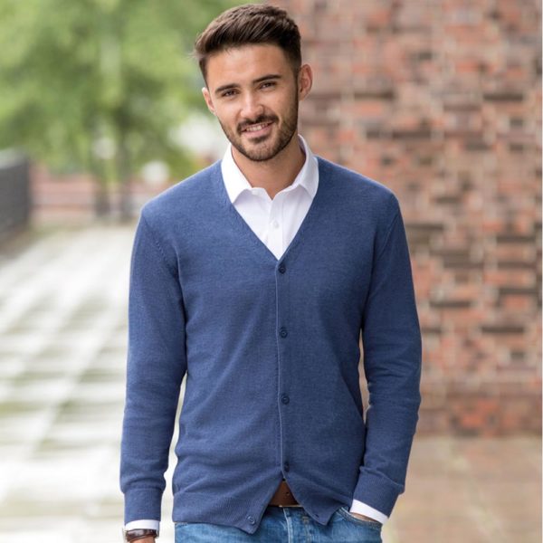 715M v neck knitted cardigan Cressco