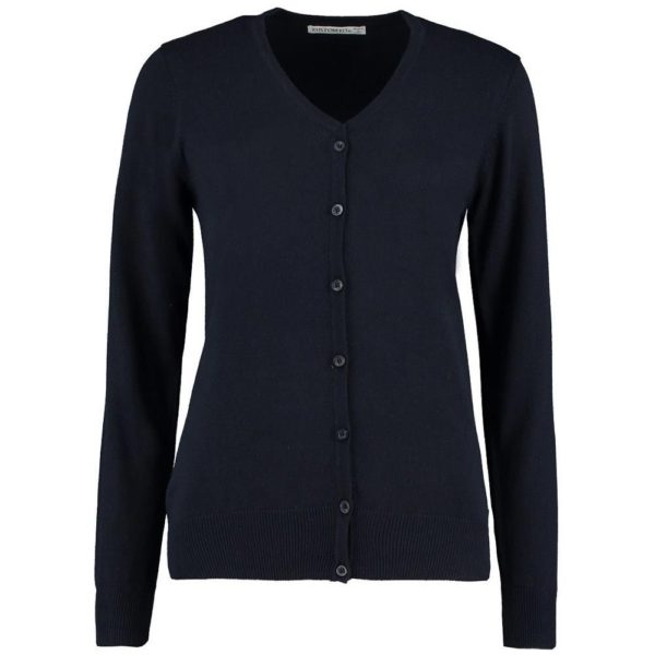 Kustom Kit KK354 Ladies Arundel V-Neck Long Sleeve Cardigan Cressco