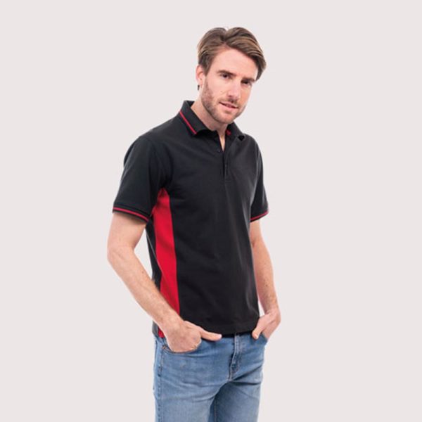 UC117 two tone polo shirt Cressco