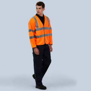 UC802 long sleeve waistcoat go rt Cressco 1