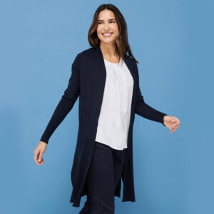 H719 Henbury Ladies Longline Open Cardigan