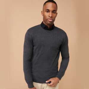 H725 Henbury Lightweight Cotton Acrylic Crew Neck Sweater
