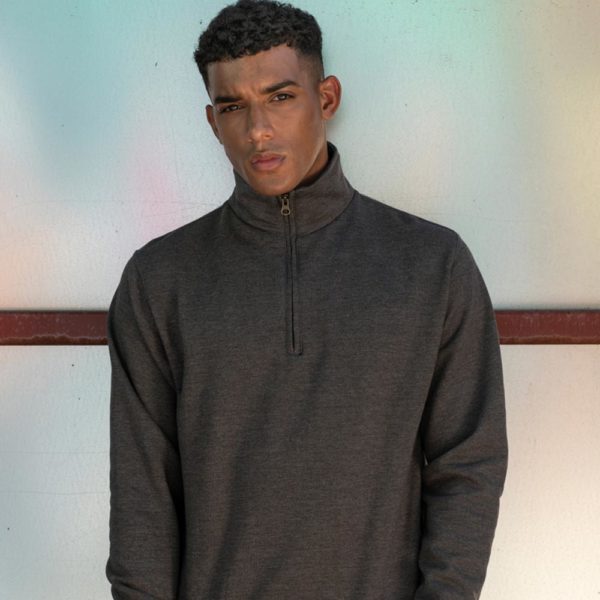 jh046 sophomore 1 4 zip sweatshirt Cressco