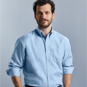 Russell 932M Long Sleeve Easy Care Oxford Shirt Cressco