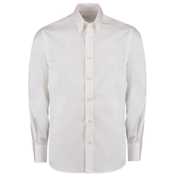 Kustom Kit KK188 Premium Long Sleeve Tailored Oxford Shirt Cressco