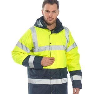 Portwest S466 Hi Viz Contrast Traffic Jacket Cressco