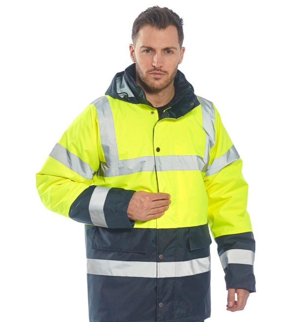 Portwest S466 Hi Viz Contrast Traffic Jacket Cressco