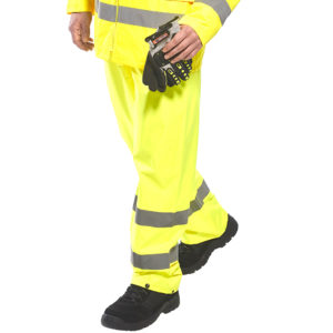 Portwest H441 Hi Vis Rain Trousers Cressco