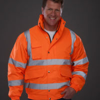 Yoko HVP211 Hi Vis Classic Bomber Jacket Cressco