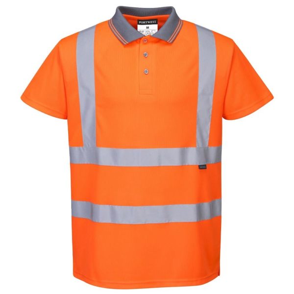 Portwest RT22 Hi-Vis Short Sleeved Polo RIS Cressco