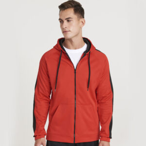 JH066 Contrast Sports Polyester Zoodie