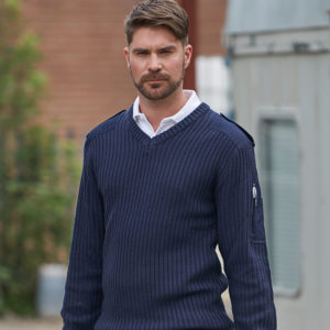 PRO RTX RX220 Pro Acrylic Security V Neck Sweater Cressco