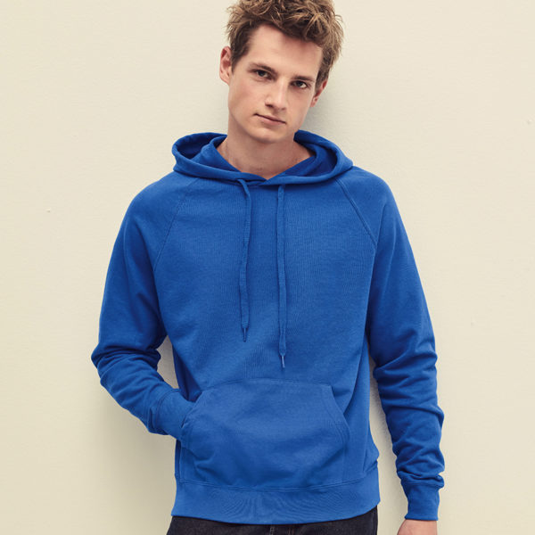 SS121 Fruit of the Loom Lightweight Hooded Sweatshirt Cressco Corporate Clothing
