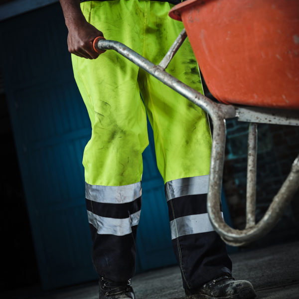 RG480 Regatta High Visibility Pro Contrast Overtrousers Cressco Corporate Clothing