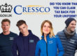You can claim tax back on your branded workwear Tax Back image Cressco Corporate Clothing