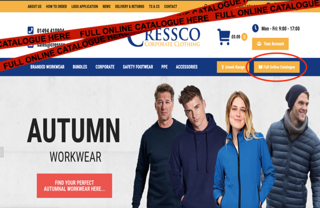 Full Online Catalogue here