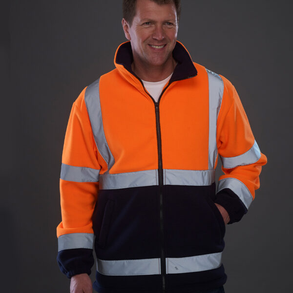 YK060 Hi-Vis Heavyweight Fleece Jacket