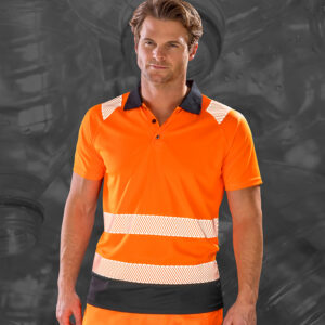 RS501 Result Genuine Recycled Safety Polo Shirt Cressco Corporate Clothing