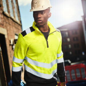 RG460Hi Vis Pro 1/4 Zip Fleece Cressco
