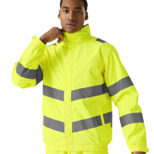RG556 Regatta Hi Vis Pro Contract Dover Jacket Cressco Branded Workwear