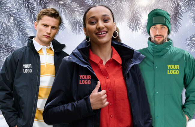 Branded Waterproof Jackets and Winter Accessories: Stay Warm and Visible this Winter