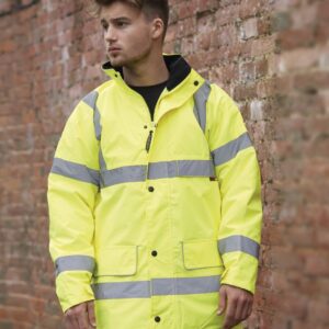WR005 Warrior Hi Vis Traffic Jacket Cressco