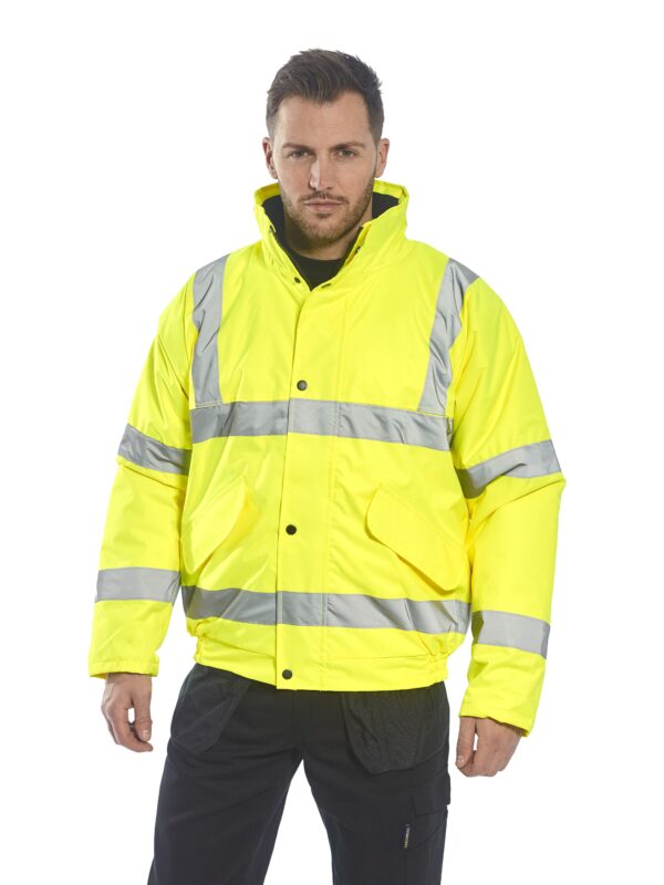 S463 Hi Vis Winter Bomber Jacket Cressco